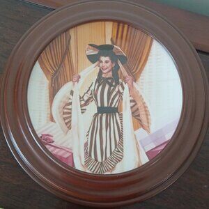 Gone with the Wind collector plate "Scarlett's Shopping Spree"